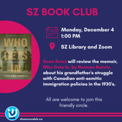 Banner Image for Shaare Zedek Book Club